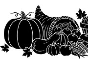 Thanksgiving Harvest SVG Bundle, an Illustration by Designs_River (Thumbnail 42 of 48)