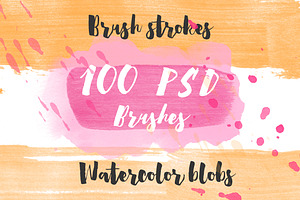 100Brushes!Handdrawn Brushes For PSD