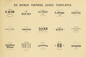 The Retro Brand Font Bundle