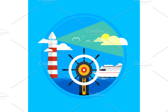 Cruise ship and clear blue water. preview 4