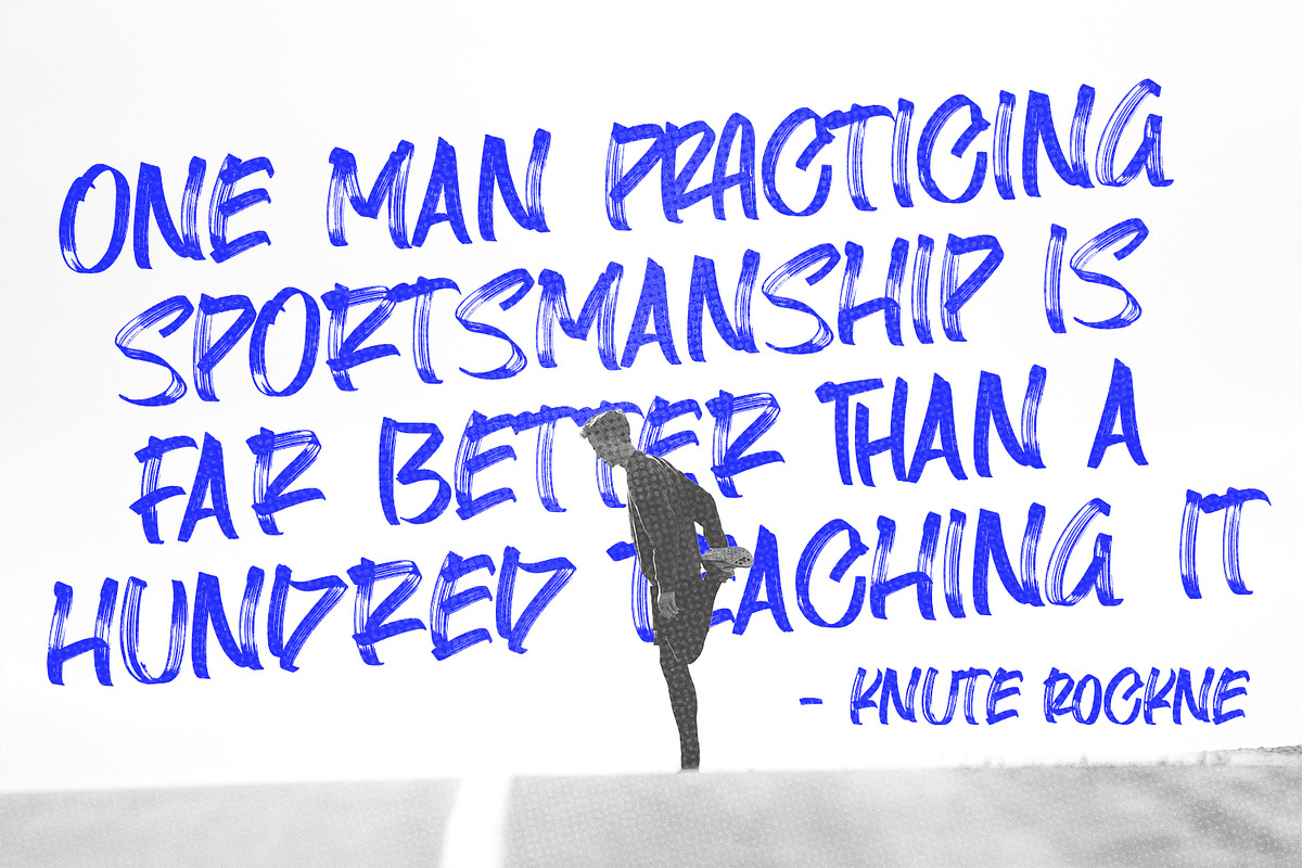 Strategic Planning-Sport Brush Font, a Font by Arendxstudio (Photo 5 of 7)