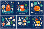 Cute Christmas collection, a Seasonal Illustration by MoleskoStudio (Thumbnail 3 of 7)