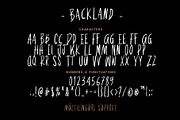 Backland - Display Brush Font, a Blackletter Font by Weape Studio (Thumbnail 8 of 8)
