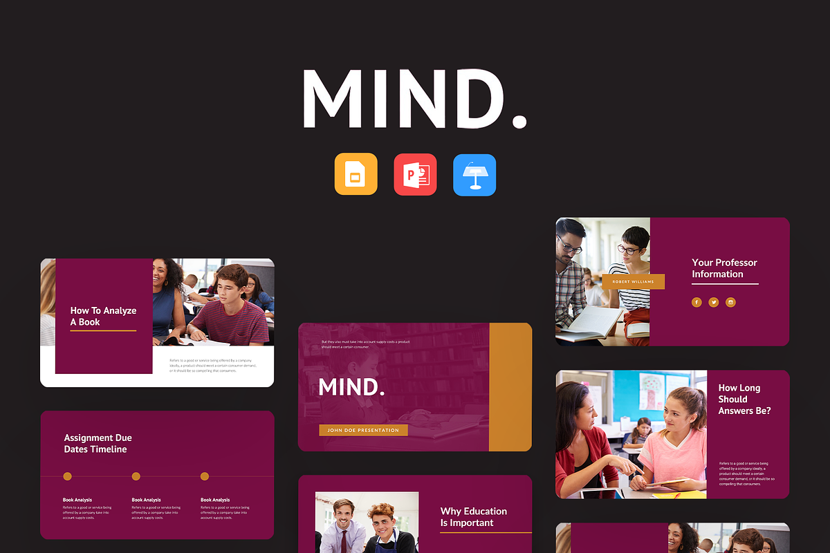 THRIVE Education Bundle, a Presentation Template by slidequest (Photo 8 of 14)
