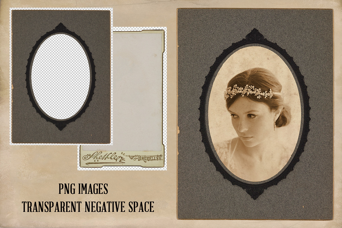Vintage Photo Frames & Formats, a Texture Graphic by Blue Line Design (Photo 2 of 21)