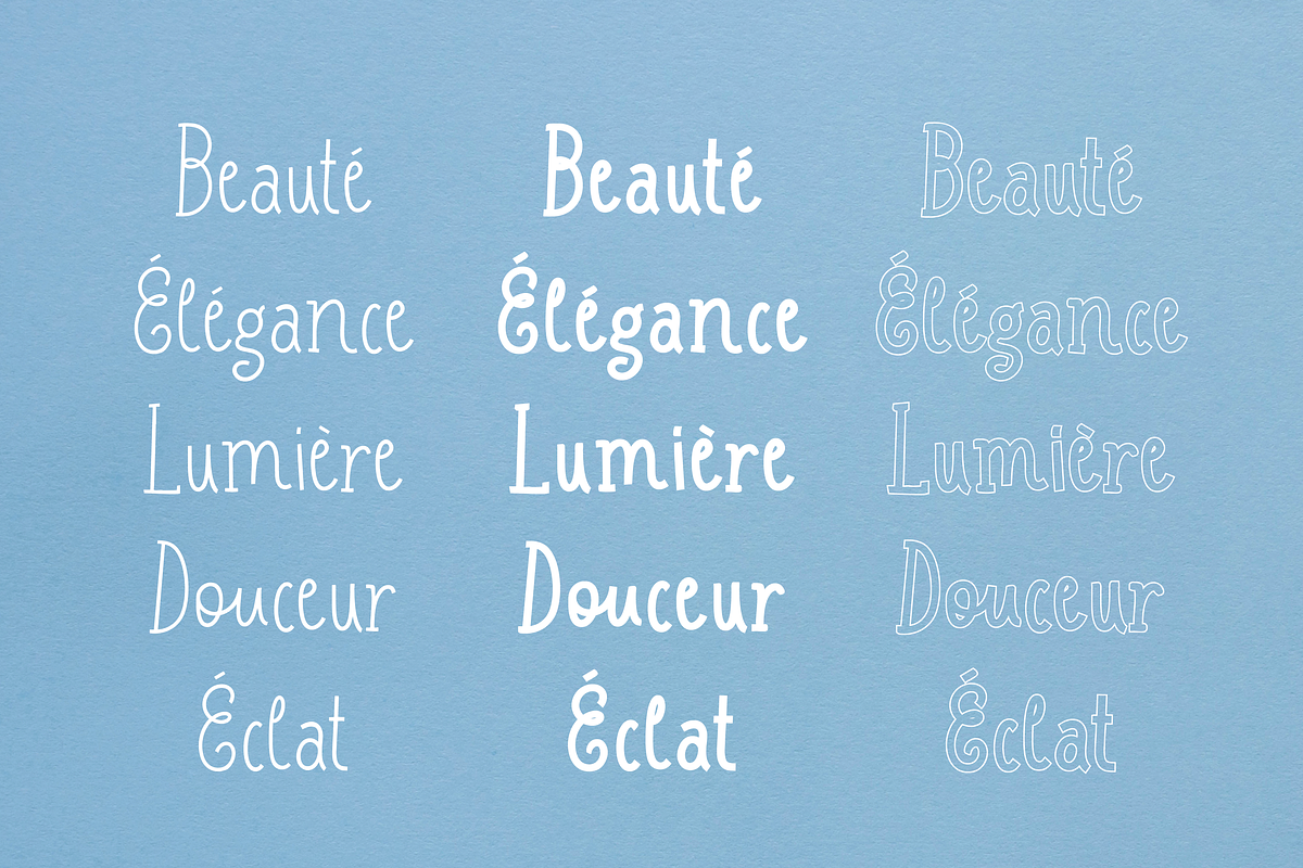 The Etoiles - Hand-drawn Font Family, a Handwritten Font by Pinakiaa Studios (Photo 4 of 10)