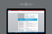Modern Resume/CV Template, a Resume Template by Proper_media (Thumbnail 6 of 6)