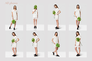 Female Dress Mockups Free Demo