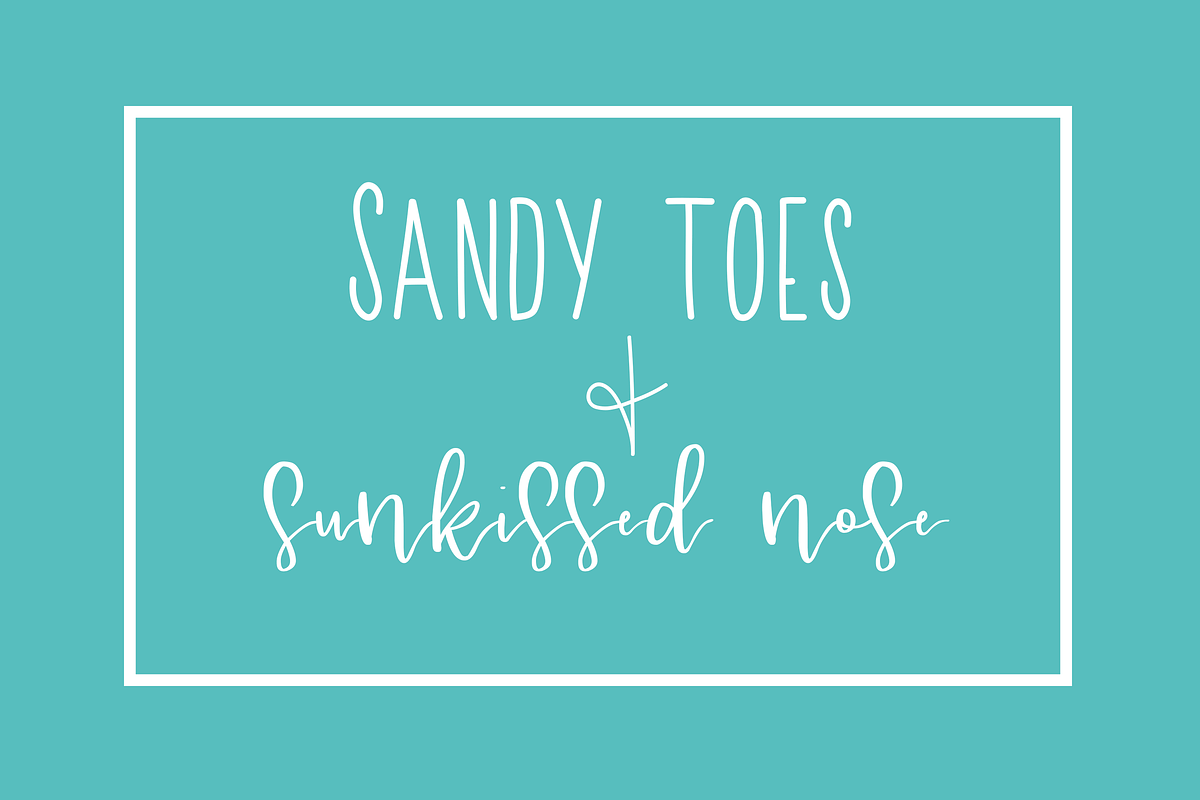 Butterscotch Meringue / a sweet font, a Script Font by Sunkissed Minimalist (Photo 5 of 5)