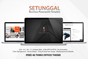 Setunggal Powerpoint Template, a Presentation Template by Dedijuniadi (Thumbnail 1 of 5)