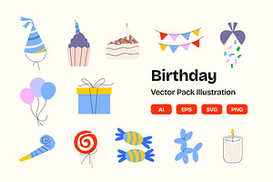 Birthday Illustration Collection