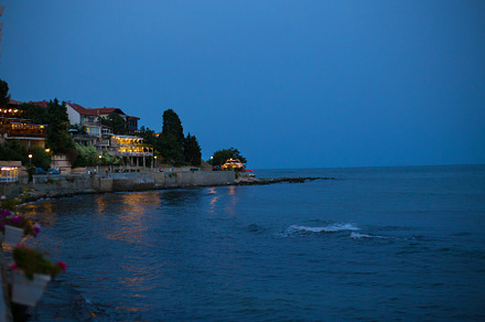 beautiful old town of Nessebar summer night, a Holiday Photo by Artsaba Family