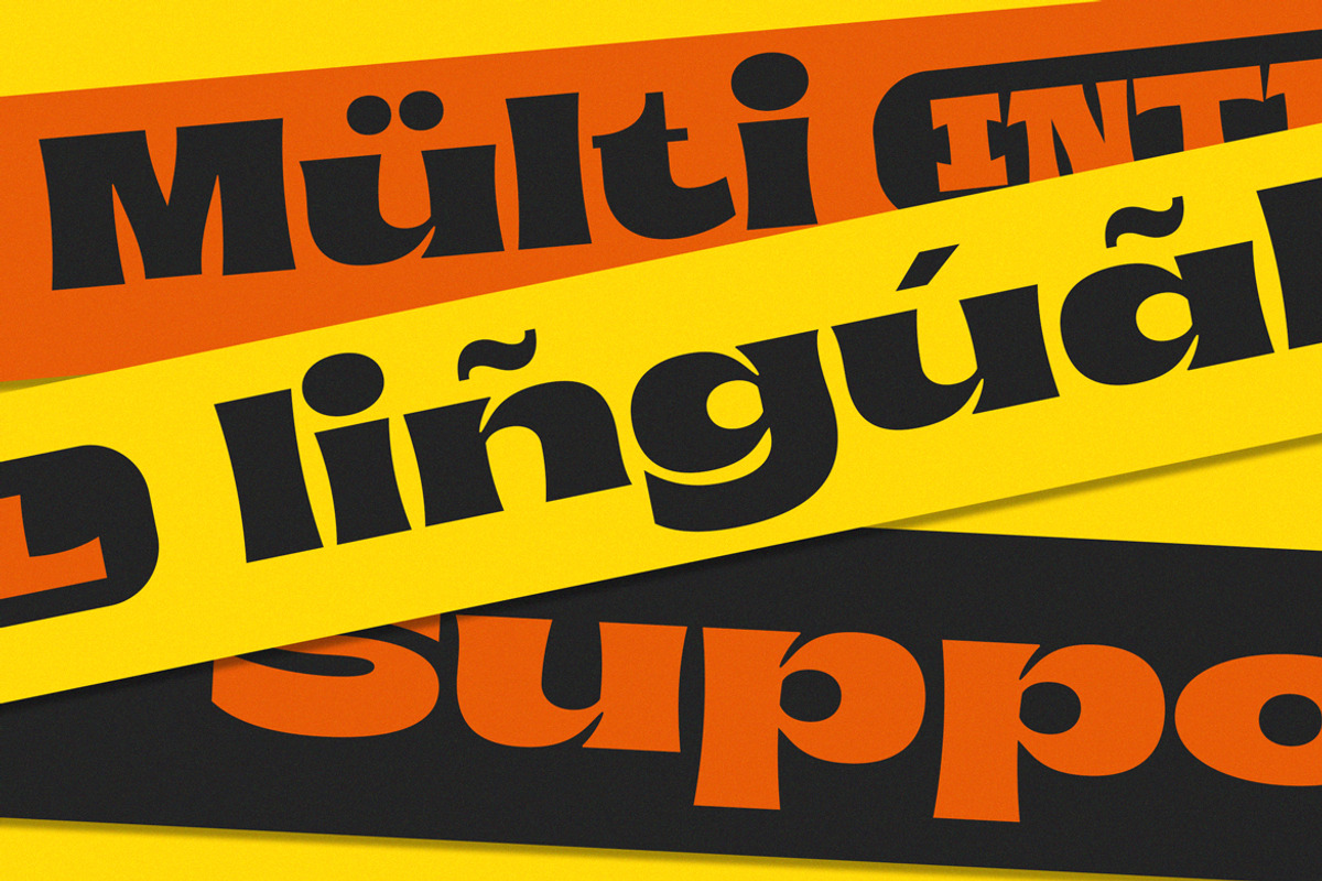 Bront-Olo – Retro Groovy Bold Font, a Sans Serif Font by kangfont Studio (Photo 4 of 10)