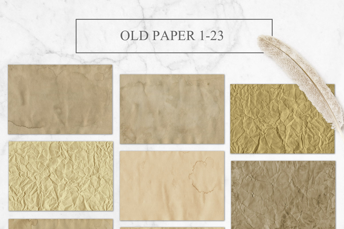 Old Vintage Paper Textures, a Texture Graphic by NassyArt (Photo 3 of 6)