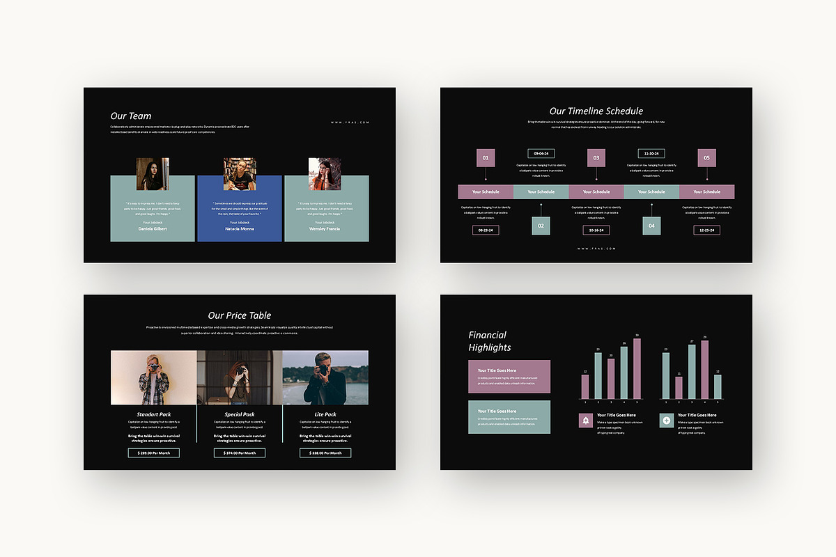 Fras : Modeling Agency Google Slides, a Presentation Template by Punkl Camp (Photo 13 of 16)