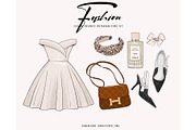 Fashion apparel women clothes, an Illustration by Milatoo (Thumbnail 8 of 10)