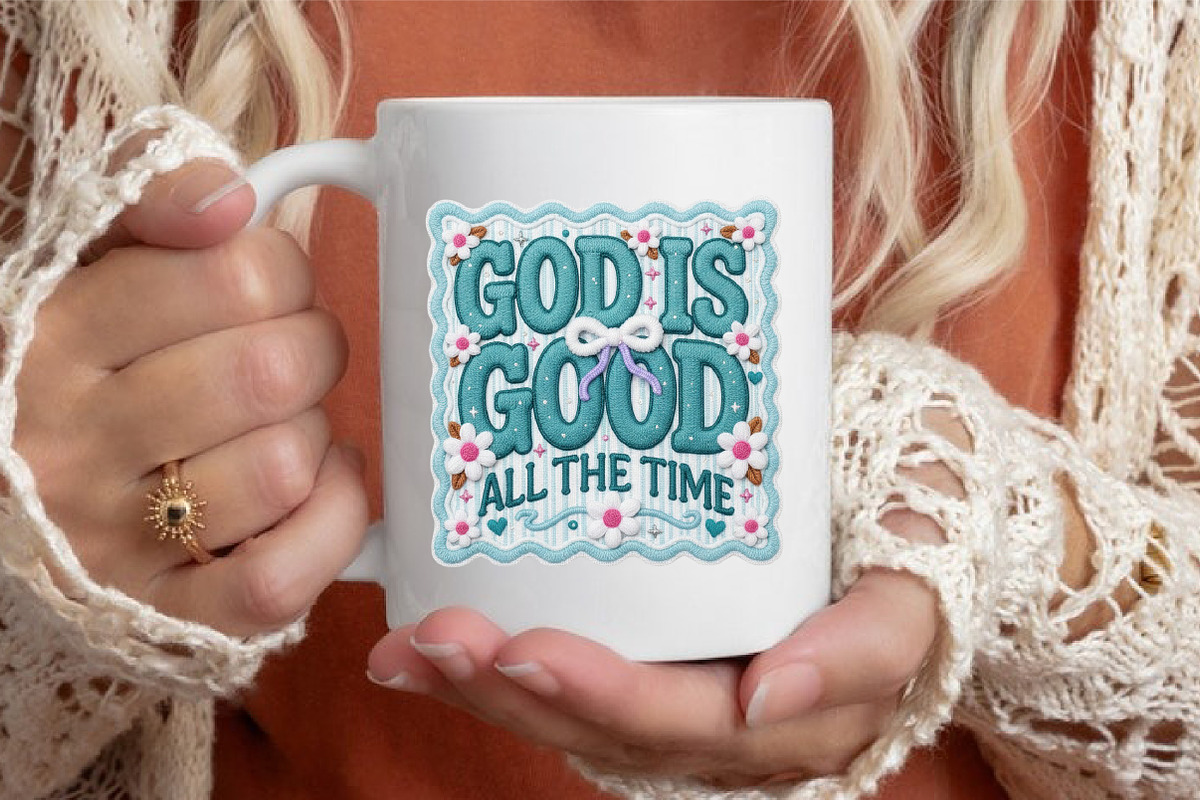 Faux Yarn God is Good Faith Shirt Pn, an Illustration by designcity5 (Photo 3 of 9)