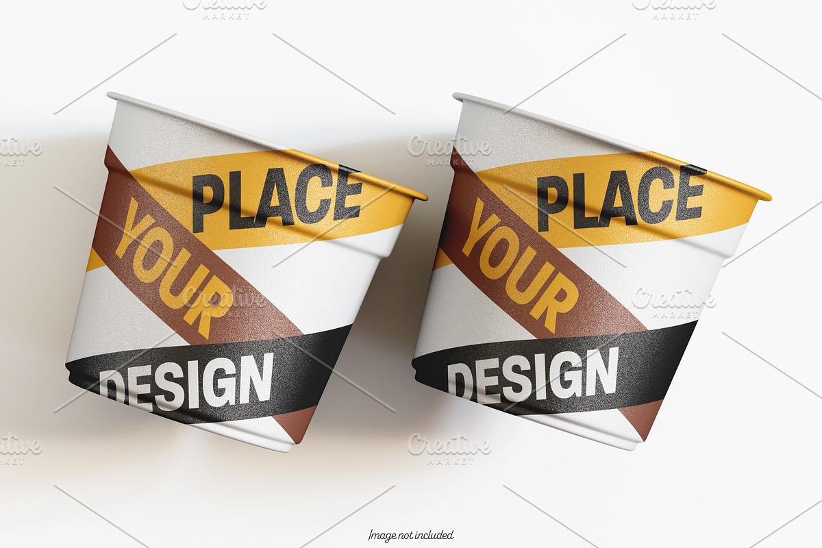 Realistic Cup ice cream mockup V2, a Cups & Container Mockup by Ambo Ampeng (Photo 8 of 26)
