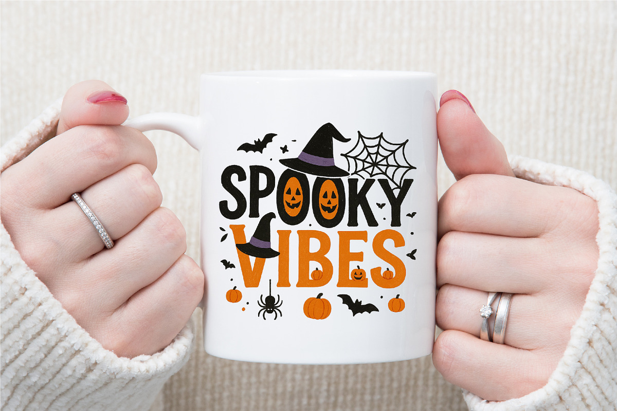 Retro Halloween Spooky Vibes Sublima, an Illustration by Sublimation Artist (Photo 9 of 9)