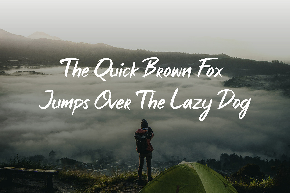 Greatwalk - Hand Sketch Rough Font, a Handwritten Font by fuzztype (Photo 4 of 10)