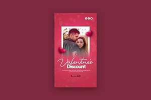 Valentine's Day Instagram Story, a Social Media Template by Saman Osama