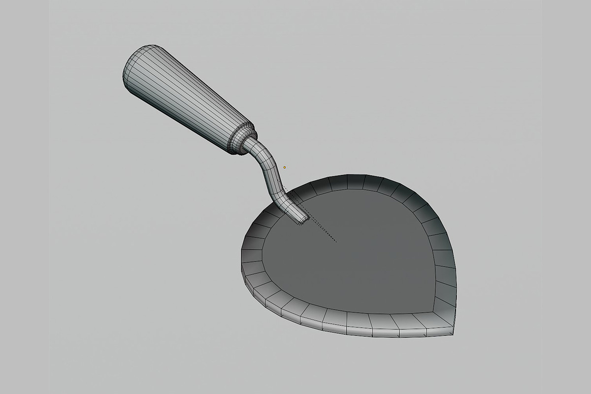 Trowel 3D model, an Object 3D Model by fahad121 (Photo 8 of 8)