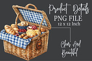 Christmas Blue Gingham Clipart, an Illustration by Rose Art (Thumbnail 4 of 4)