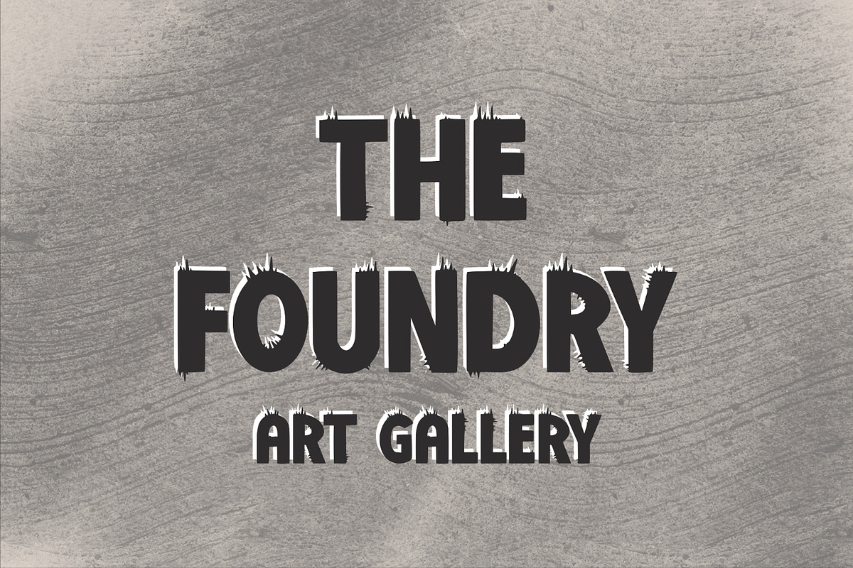 Small Spikey Font, a Font by Charlotte Breedon Design (Photo 2 of 5)