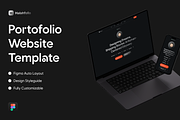 Halahfolio - Portofolio Website, an UI Kit Template by Eureka Supply (Thumbnail 1 of 4)