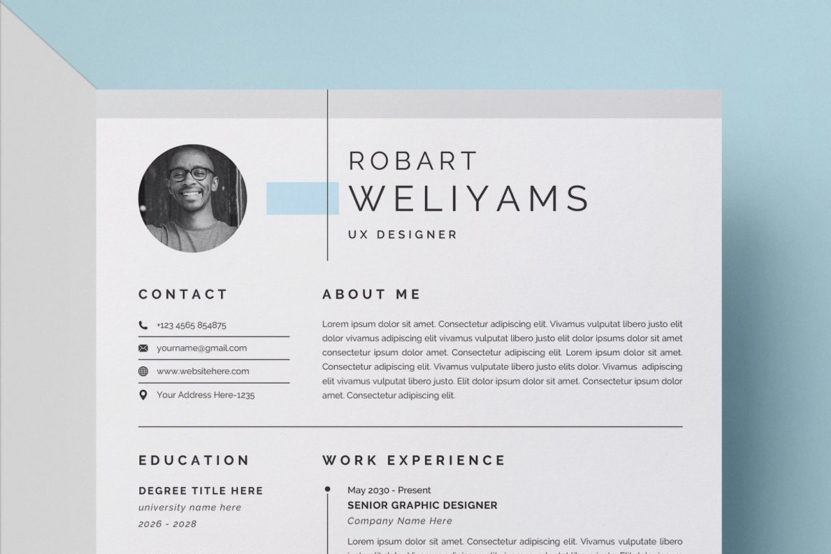 Resume, a Resume Template by GenerousArt (Photo 4 of 5)