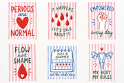 Period Menstruation Clipart Girl PNG, a Healthcare Illustration by SugarCloudStudioArt (Thumbnail 4 of 5)