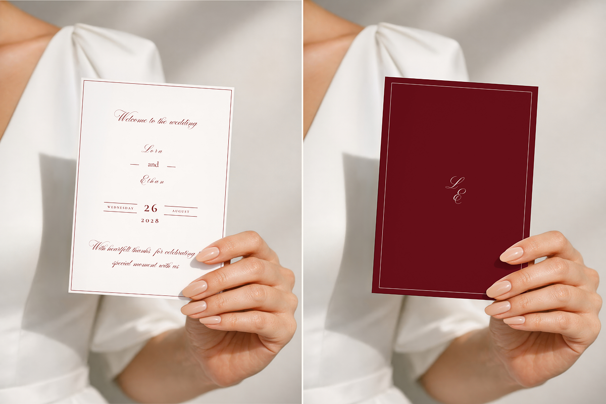 Handheld 5x7 Invitation Card Mockup, an Advertising Mockup by Serenefeeling (Photo 2 of 7)