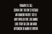 Yuramen - Tall Font, a Sans Serif Font by QR Design Studio (Thumbnail 4 of 7)