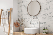Sketched Mountains, a Pattern Graphic by MalyskaStudio (Thumbnail 2 of 14)