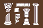Greek antique architecture, columns, an Object Illustration by Good Studio (Thumbnail 4 of 5)