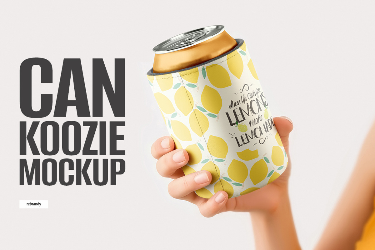 Can Koozie Mockup, a Product Mockup by rebrandy (Photo 1 of 7)