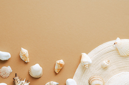 Summer flat lay composition, a Holiday Photo by photoguns