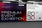 Event Exhibition Wall Mockup, an Advertising Mockup by Permadi Creative (Thumbnail 2 of 5)