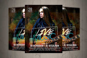 Live Music Rock Flyer / Poster