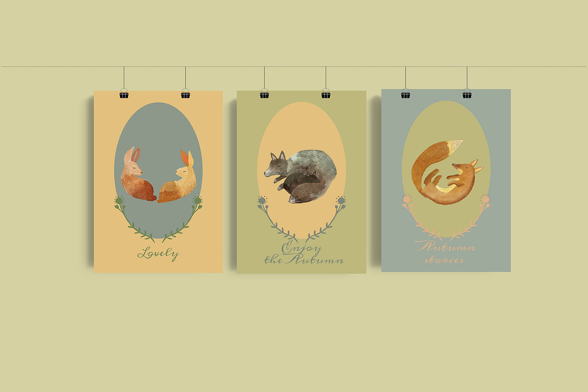 Animals Bundle Watercolor, an Animal Illustration by watercolor kamill (Photo 4 of 13)