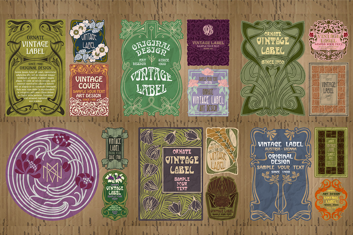 Covers Art Nouveau - sets, a Decorative Illustration by Stanislav Kharchevskyi (Photo 1 of 2)