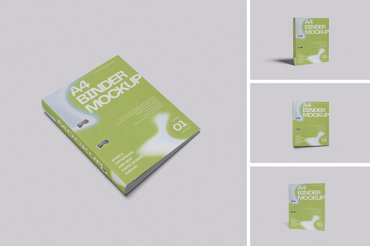Binder Mockup, a Packaging Mockup by Afif_studio (Photo 1 of 5)