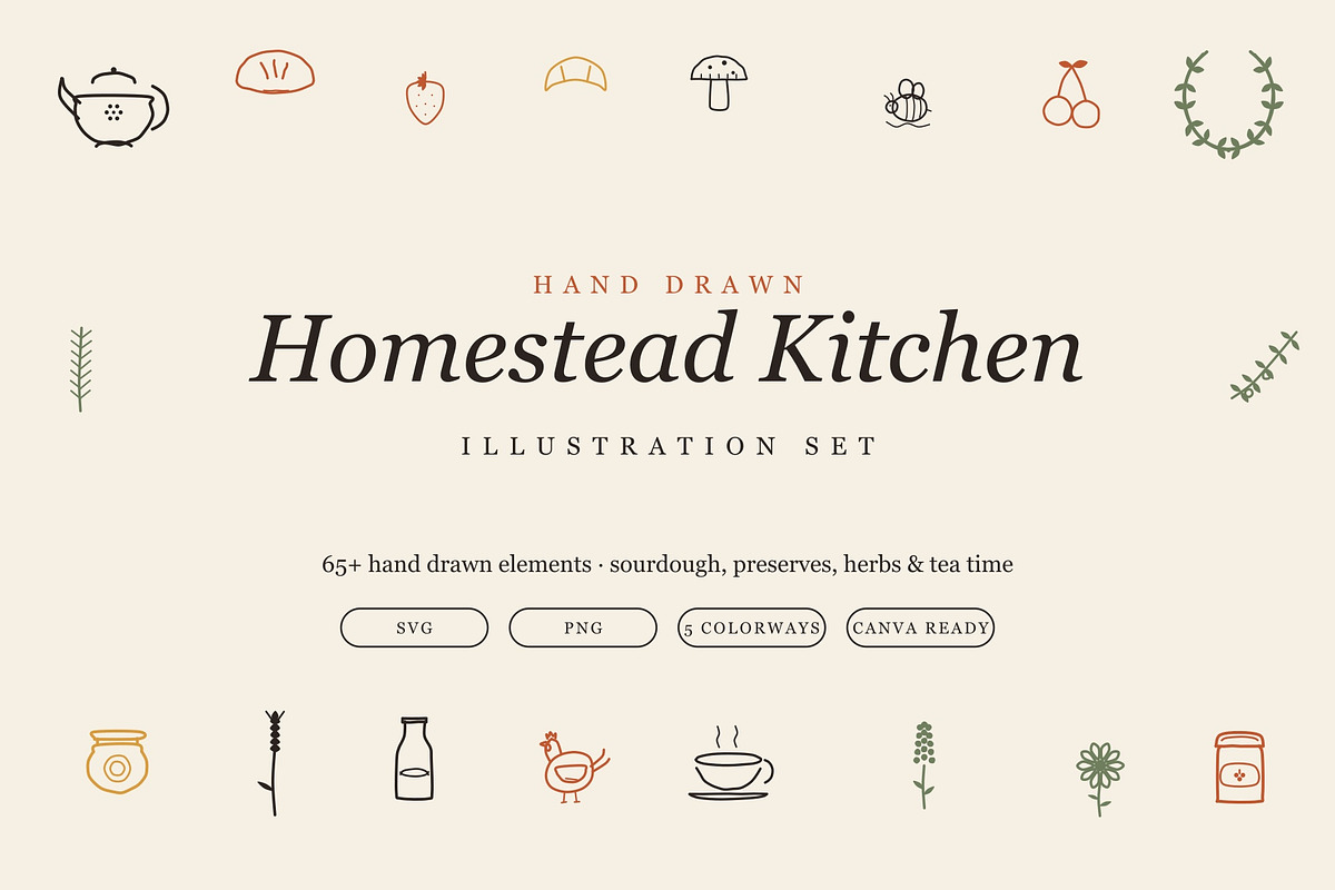 Homestead Kitchen — 67 Elements, an Object Illustration by Art Club (Photo 1 of 7)