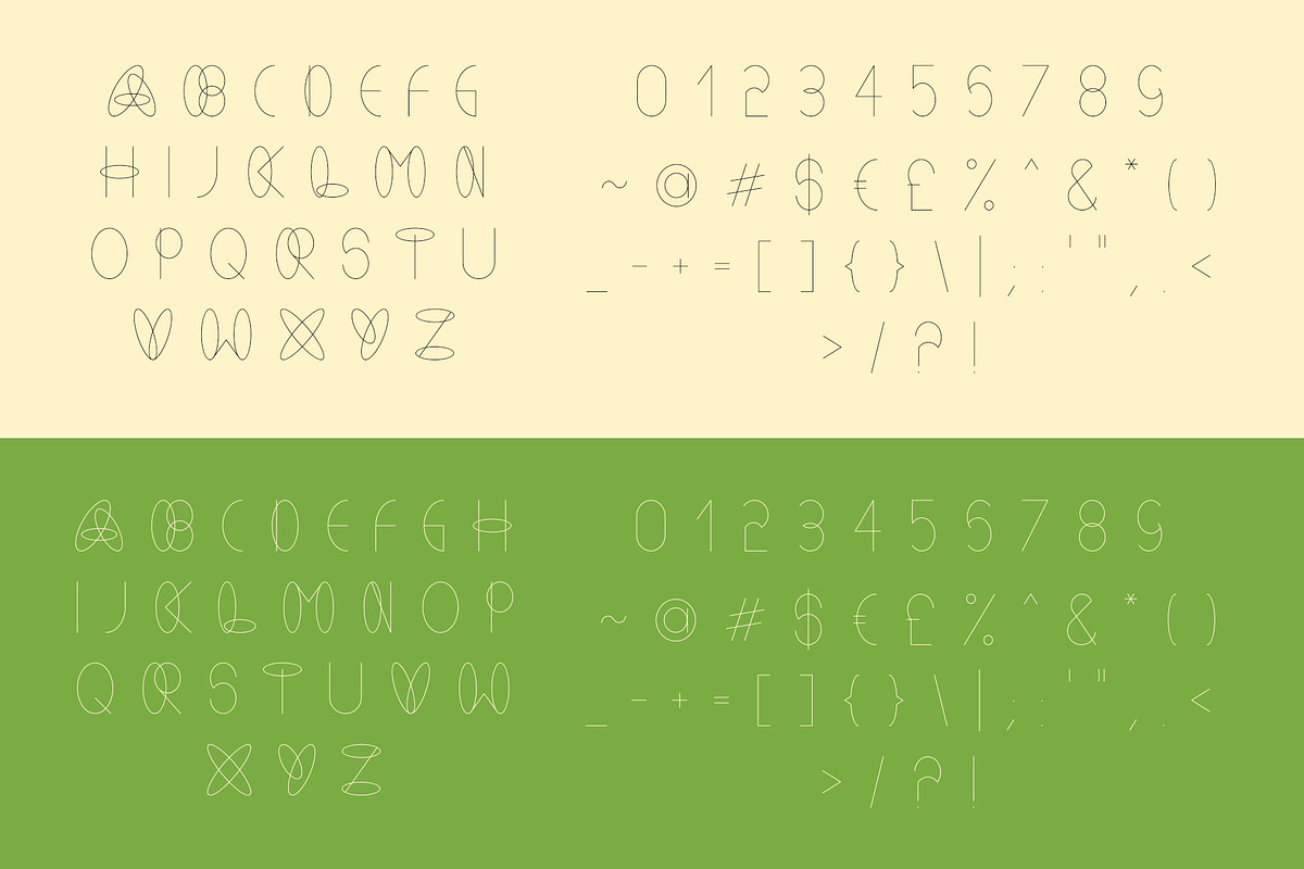 Modern Geometric Thin Font - Verisio, a Font by CreativeFolks (Photo 6 of 6)