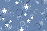 Denim Star Blue and White Seamless R, a Pattern Graphic by Sharon Schwalbe (Thumbnail 3 of 5)
