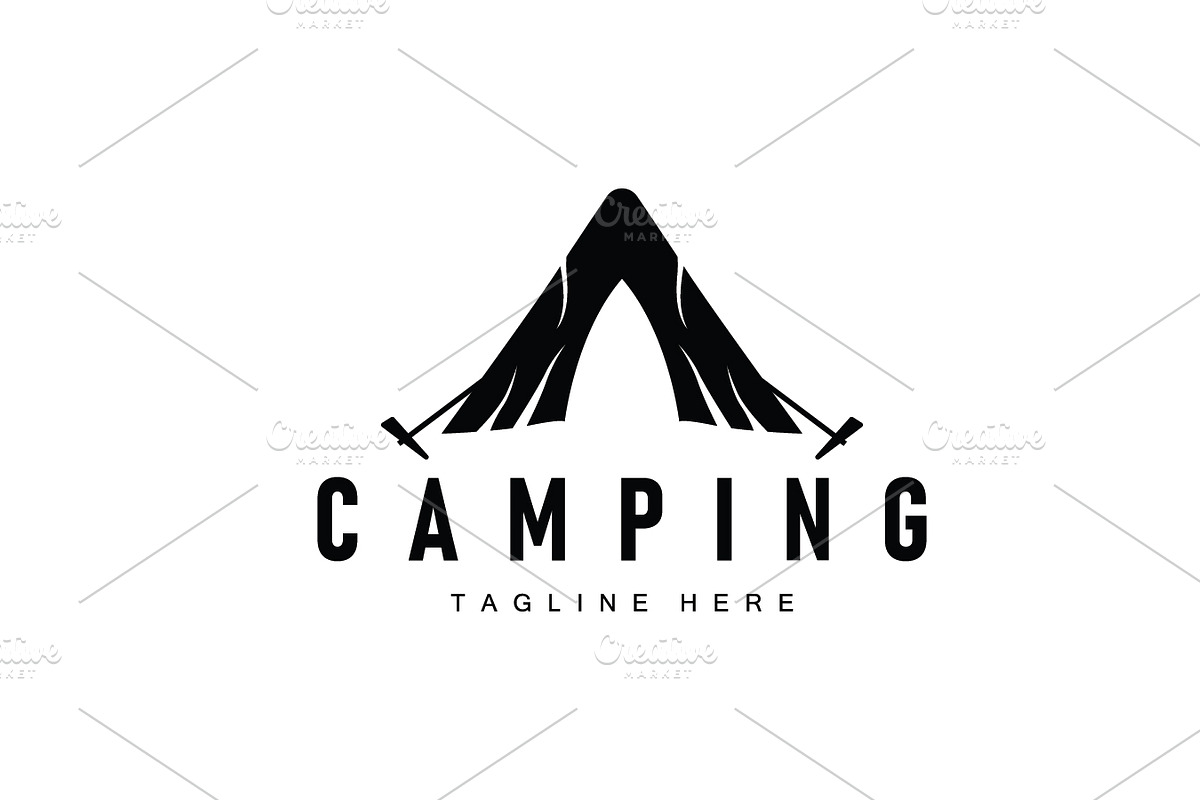 Simple vector outdoor camping logo, a Branding & Logo Template by Maylianaw28