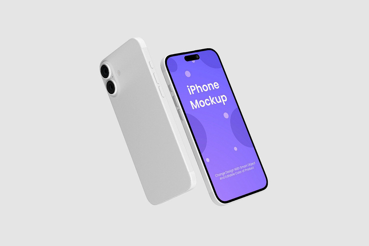iPhone Mockup – Modern PSD Template, an iPhone Mockup by Alolieli Studio (Photo 1 of 4)