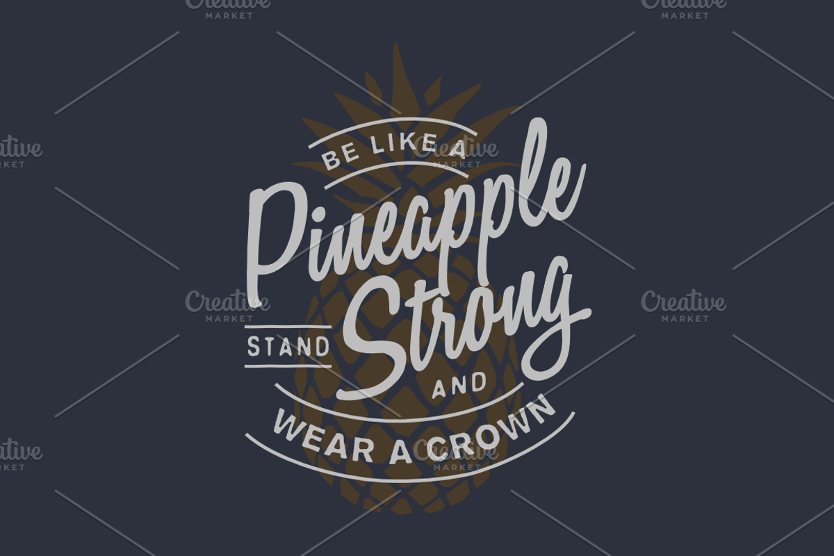 Pinapple Strong, an Illustration by Doniel Worx