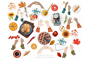 Thanksgiving Clipart, Autumn