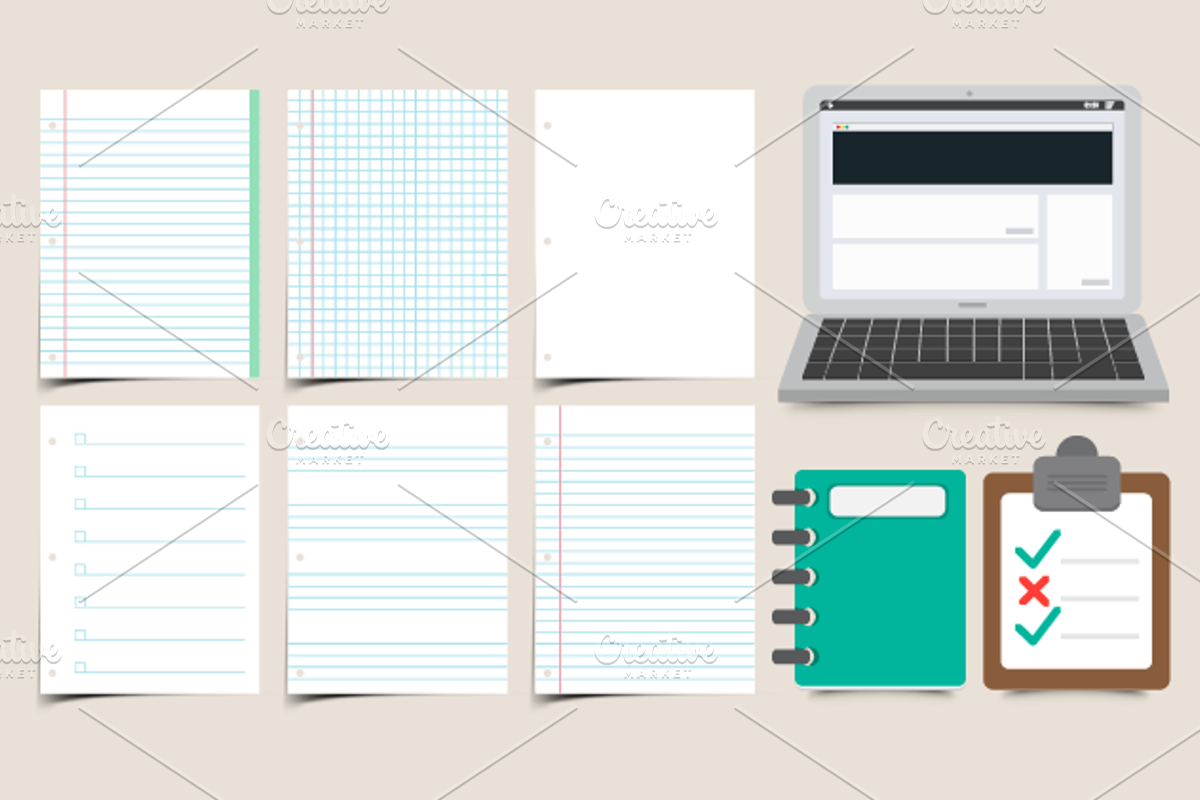 School stationery and office, an Icon by himoki (Photo 3 of 5)